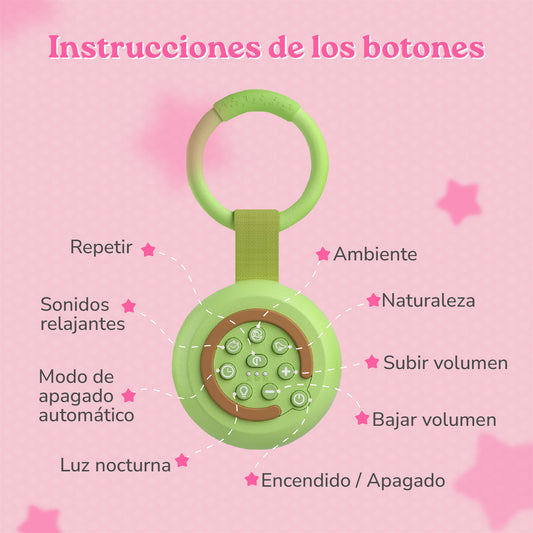 Máquina de ruido blanco Alilo Pocket Soother para bebés